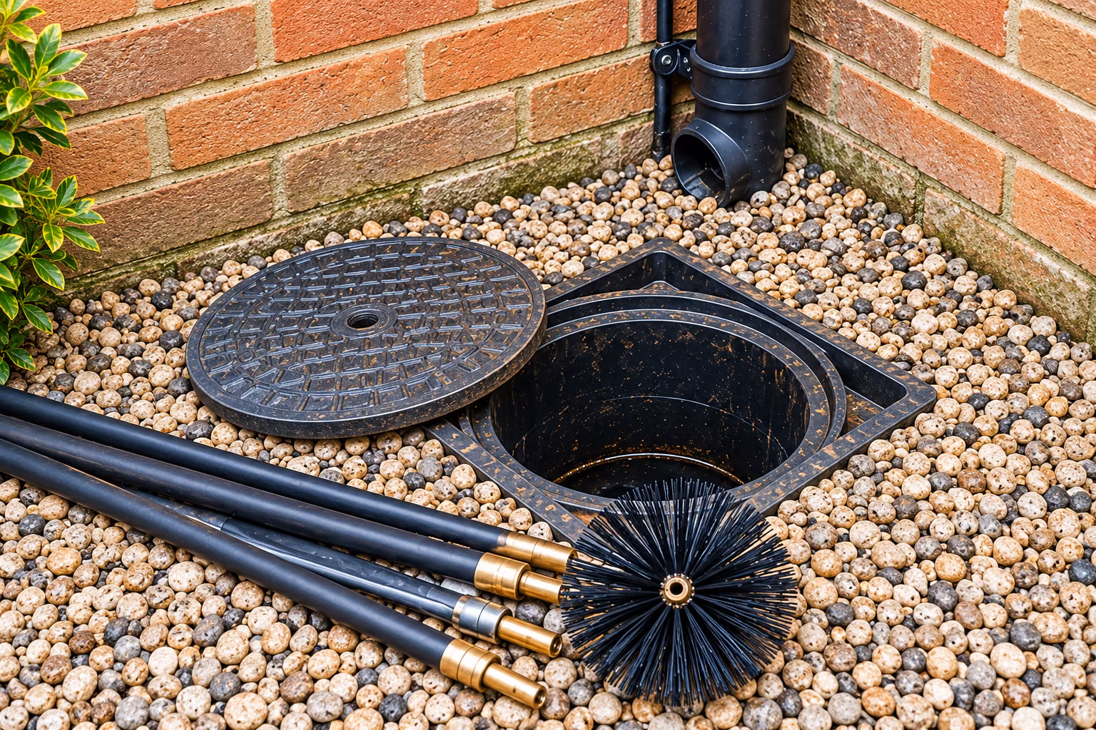 Drain inspection and cleaning equipment