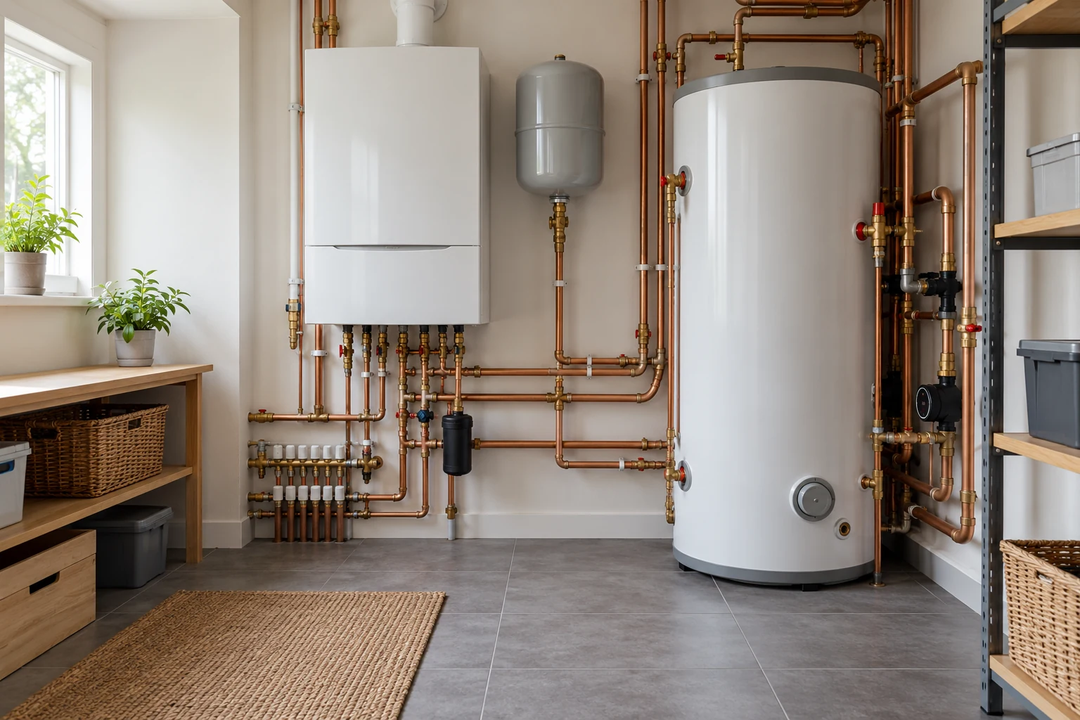 Generic plumbing service atmosphere
